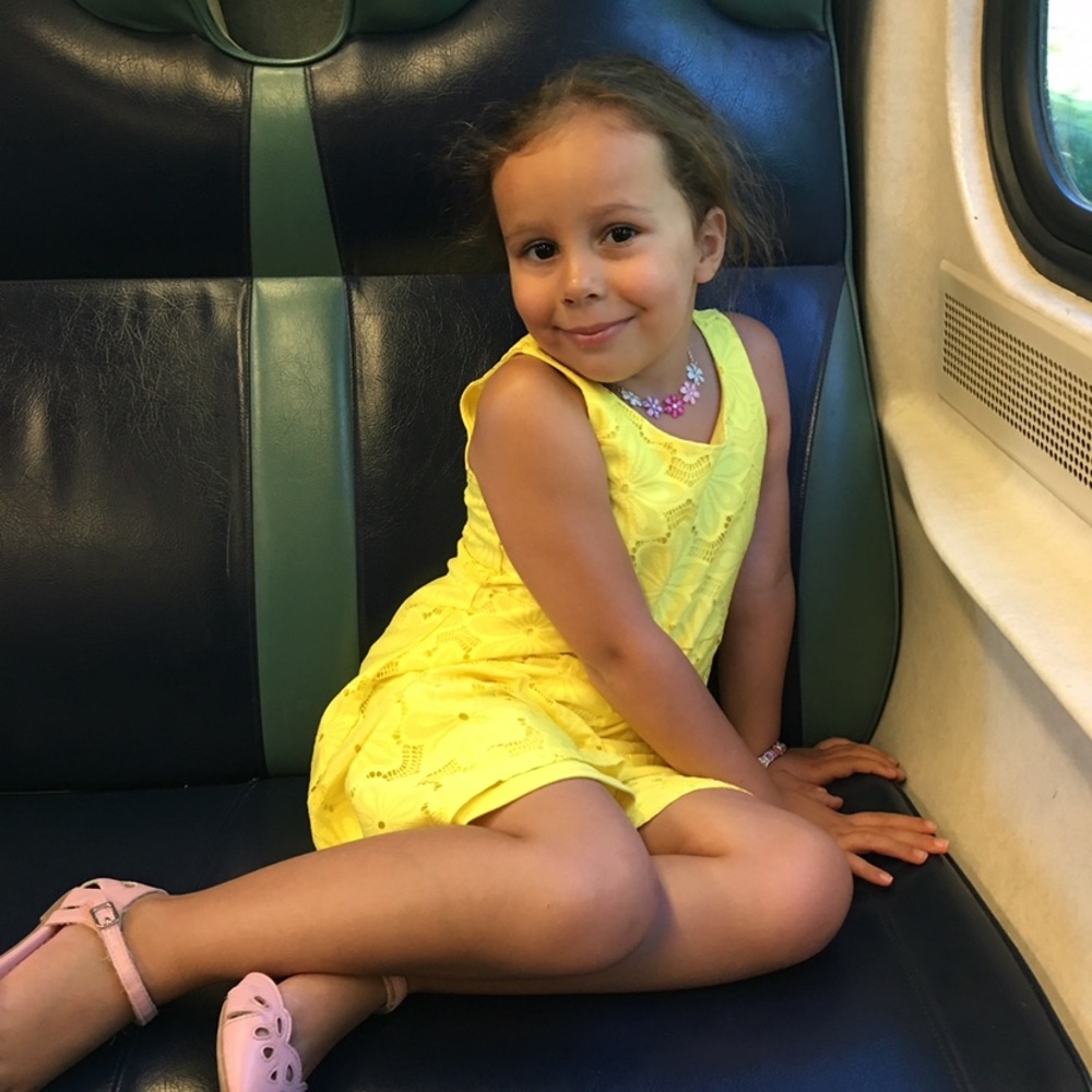 Fun Day in the City Dress for little girls